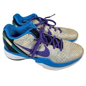 Nike Kobe 6 VI Draft Day 2011 White Blue Purple Varsity 429659-102 Size 7